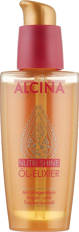 Поживна олія-еліксир для волосся - Alcina Nutri Shine Oil Elixir — фото N2