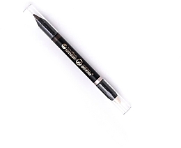 Духи, Парфюмерия, косметика Двусторонний карандаш для бровей и хайлайтер - Amelia Cosmetics Eyebrow Perfect Duo Pencil & Highlighter