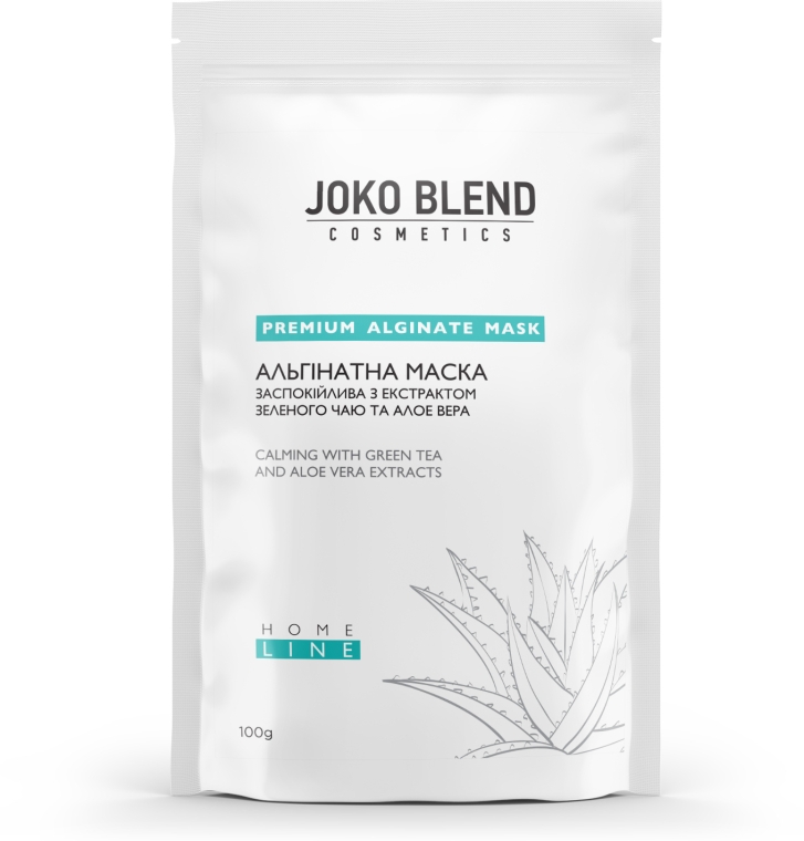 Альгінатна маска заспокійлива з екстрактом зеленого чаю і алое вера - Joko Blend Premium Alginate Mask — фото N3