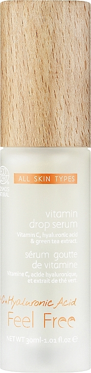 Сыворотка для лица с витамином С - Feel Free Vit C + Hyaluronic Acid Concentrate Glow Drops Serum — фото N1