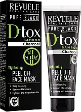 Маска-плівка для обличчя з бамбуковим вугіллям - Revuele Pure Black Detox Peel Off Face Mask — фото N2