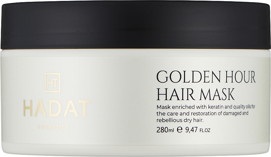 Інтенсивна відновлювальна маска - Hadat Cosmetics Golden Hour Hair Mask — фото N1