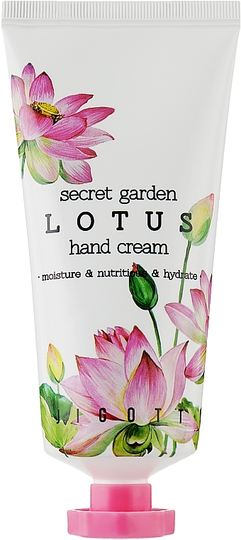 Крем для рук с экстрактом лотоса - Jigott Secret Garden Lotus Hand Cream