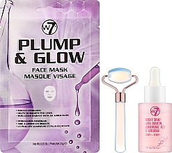 Набор - W7 Face Care Set Glowout! (serum/30ml + mask/23g + roll) — фото N2