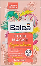 Парфумерія, косметика Тканинна маска для всіх типів шкіри - Balea Copacabana Sheet Mask