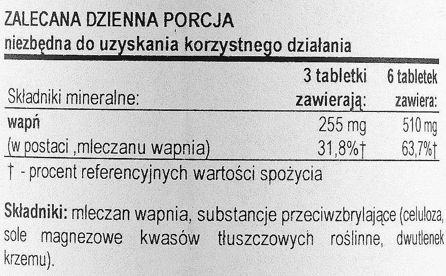 Харчова добавка "Кальцій лактат" - Now Foods Calcium Lactate — фото N3