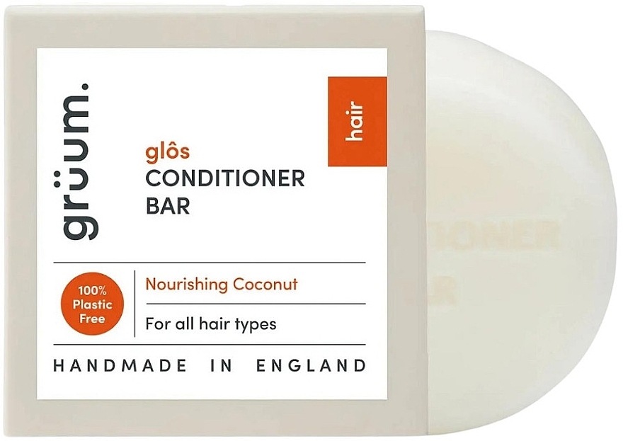 Твердий кондиціонер для волосся - Gruum Conditioner Bar Nourishing Coconut — фото N1