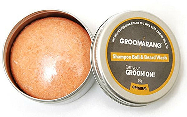 Твердый шампунь для бороды - Groomarang Shampoo Ball & Beard Wash — фото N1
