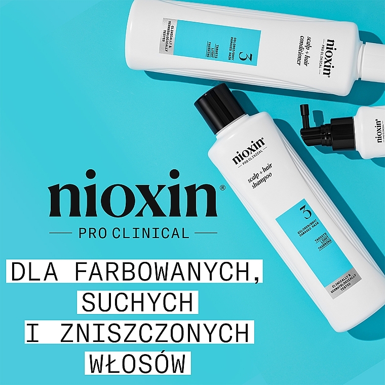 Набор - Nioxin Pro Clinical System 3 Set (sh/150ml + cond/150ml + ser/50ml) — фото N2