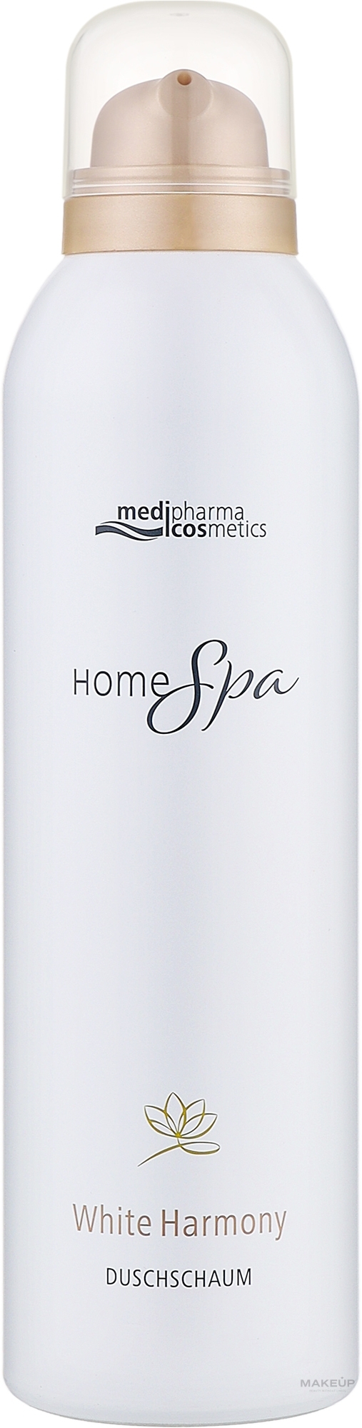 Гель-пенка для душа с экстрактом органического хлопка - Medipharma Cosmetics Home Spa White Harmony — фото 200ml