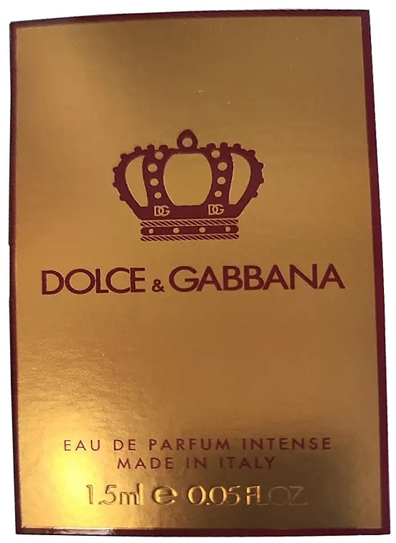 Dolce & Gabbana Q Eau de Parfum Intense - Парфюмированная вода (пробник)