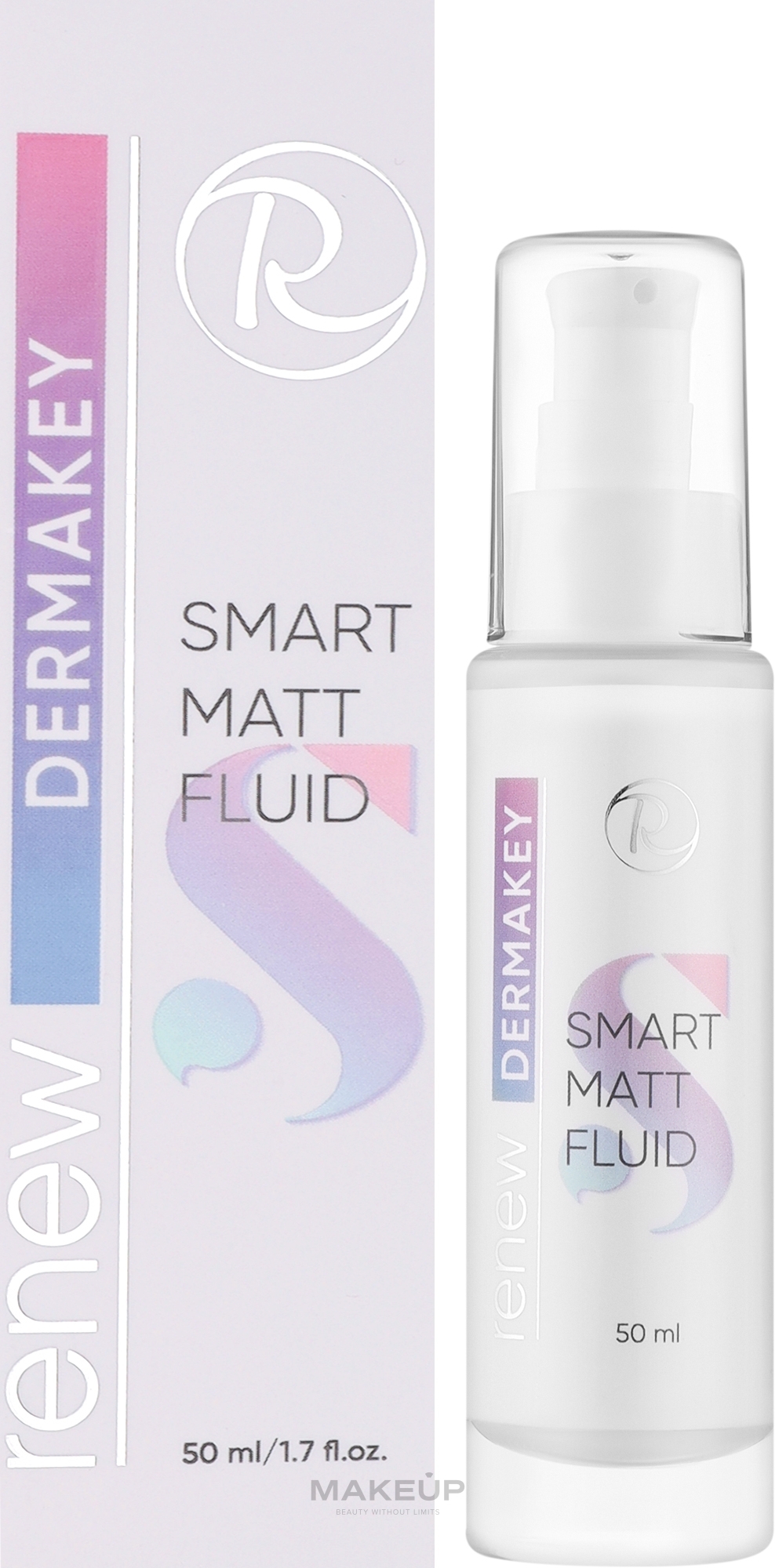 Матувальний флюїд для обличчя - Renew Dermakey Smart Matt Fluid — фото 50ml