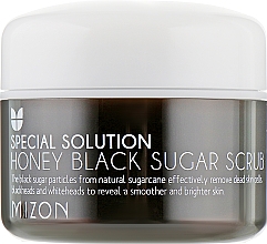 Скраб з чорним цукром і медом - Mizon Honey Black Sugar Scrub — фото N2