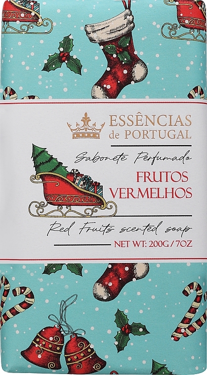 Натуральное мыло с ароматом красных фруктов - Essencias De Portugal Red Fruits Scented Soap — фото N1