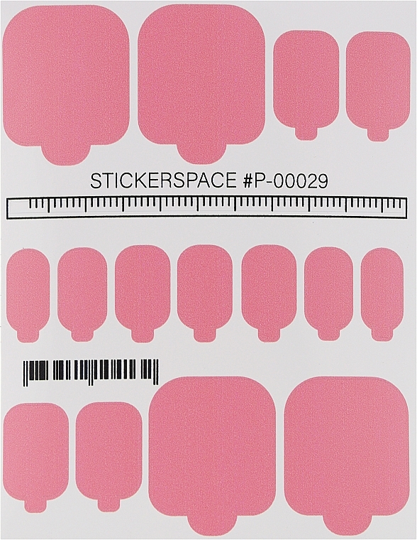 Дизайнерские наклейки для педикюра "Wraps P-00029" - StickersSpace — фото N1