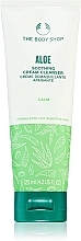 Парфумерія, косметика Очищувальний заспокійливий крем з алое - The Body Shop Aloe Calming Cream Cleanser