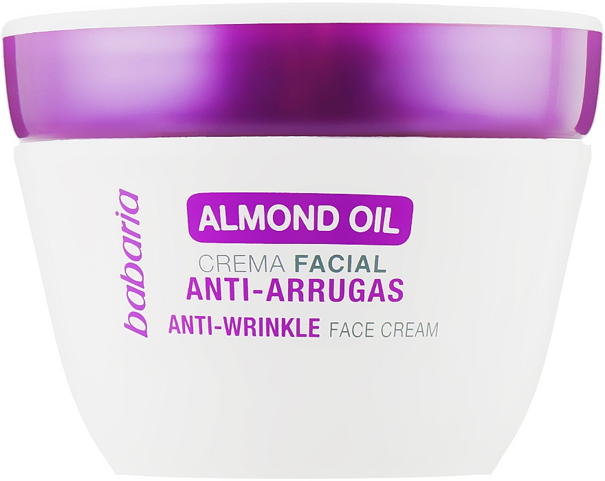 Крем для обличчя проти зморщок з мигдальною олією - Babaria Almond Oil Anti-Wrinkle Cream