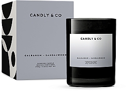 Духи, Парфюмерия, косметика Ароматическая свеча - Candly & Co No.6 Galbanum , Sandalwood Scented Candle