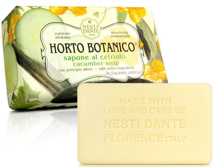 Мило "Огірок" - Nesti Dante Horto Botanico Cucumber Soap — фото N1