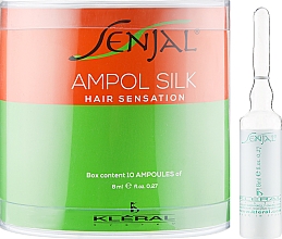 Двофазні ампули для відновлення волосся - Kleral System Silk Senjal — фото N2