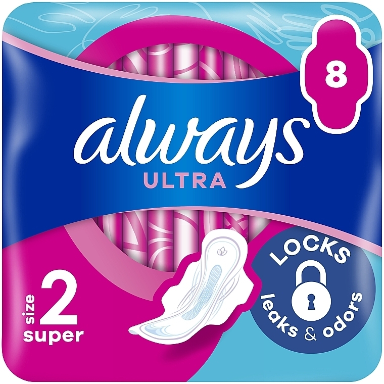 Гігієнічні прокладки, 8 шт. - Always Ultra Super Plus — фото N1