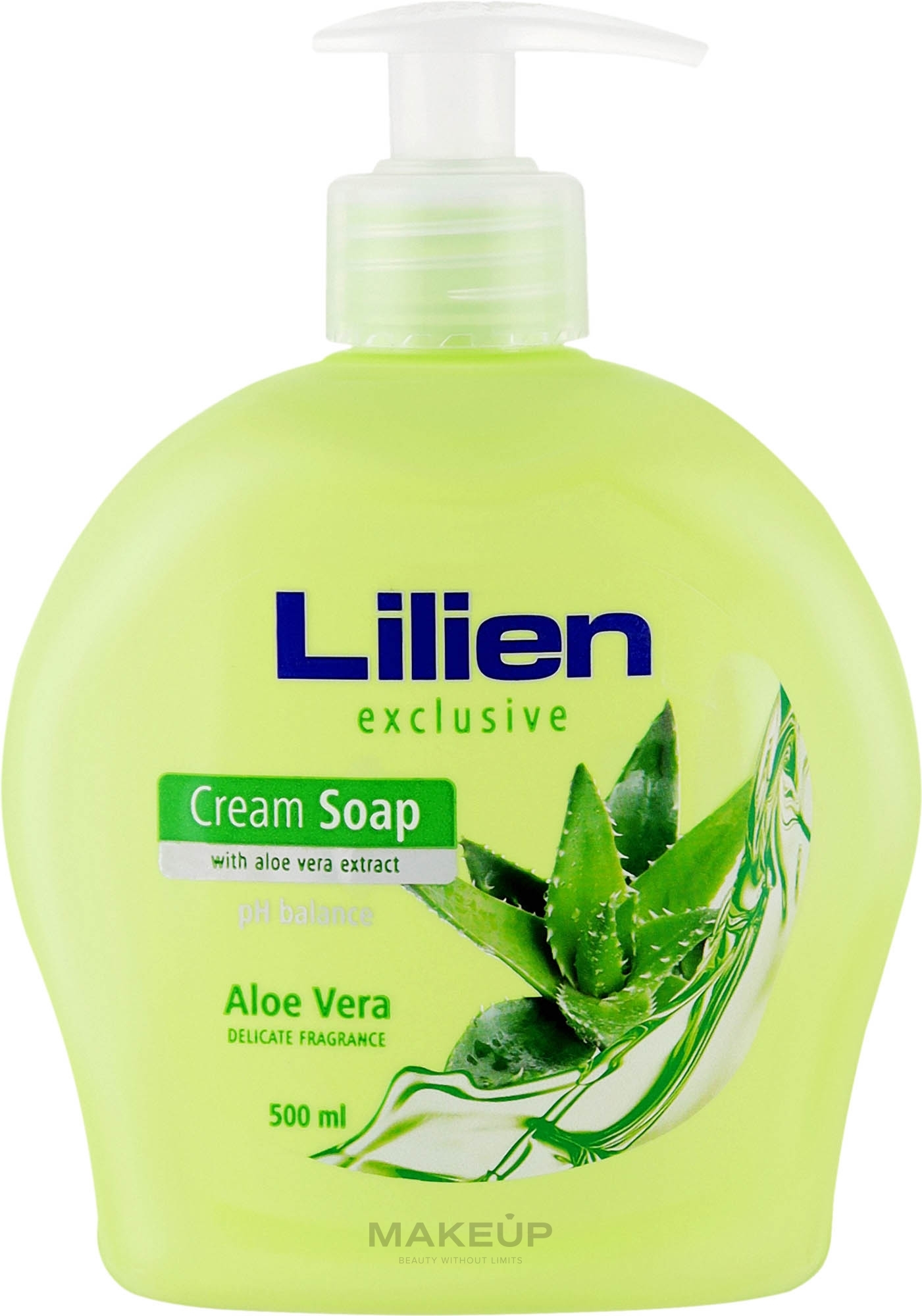 Рідке крем-мило "Алое вера" - Lilien Aloe Vera Cream Soap — фото 500ml