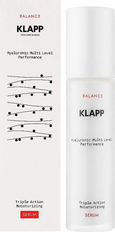 Зволожувальна сироватка потрійної дії - Klapp Balance Triple Action Moisturizing Serum — фото N2