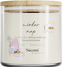 Ароматическая соевая свеча "Winter Nap" - Nacomi Fragrances — фото N1