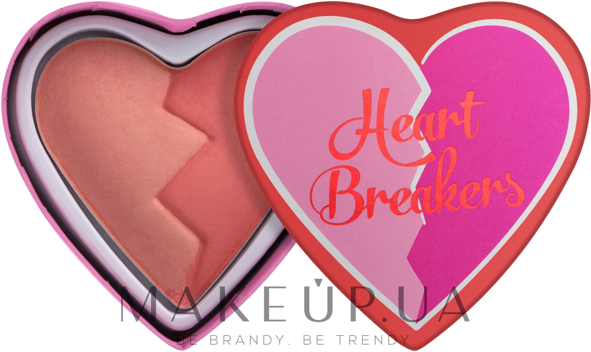 Румяна - I Heart Revolution Heartbreakers Matte Blush — фото Brave