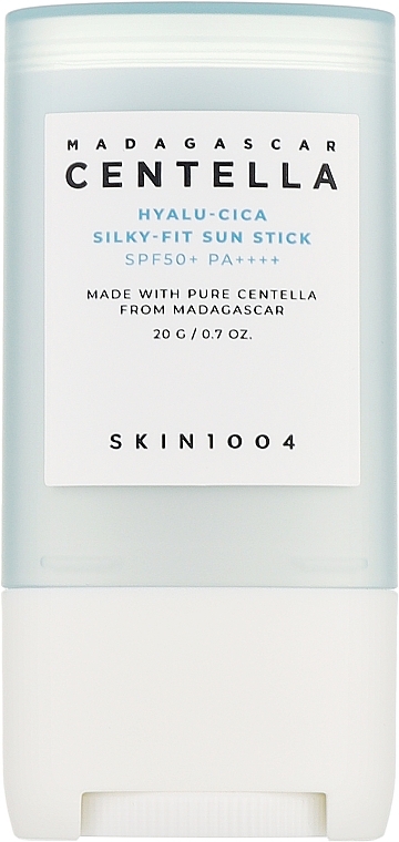 SKIN1004 Madagascar Centella Hyalu-Cica Silky-Fit Sun Stick SPF50+ PA++++ - Сонцезахисний стік — фото N1