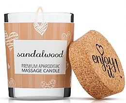 Свічка для масажу "Сандал" - Magnetifico Enjoy it! Massage Candle Sandalwood — фото N1