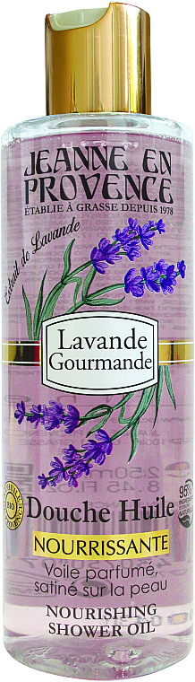 Масло для душа "Лаванда" - Jeanne en Provence Lavende Nourishing Shower Oil — фото N1