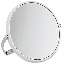 Зеркало круглое настольное, белое, 13 см, х5 - Acca Kappa Mirror Bilux White Plastic X5 — фото N1