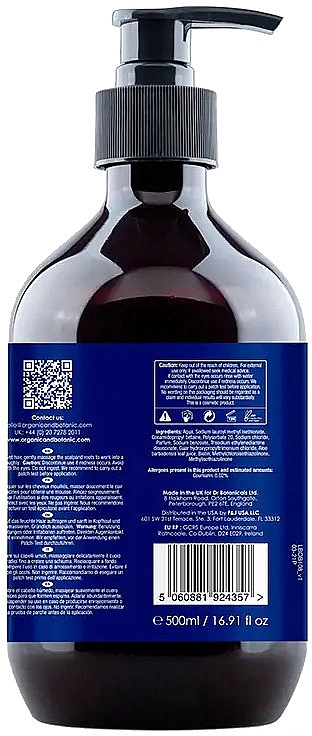 Шампунь для волос с биотином - Organic & Botanic Biotin Shampoo — фото N2