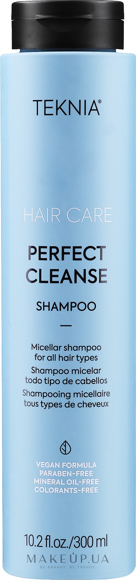 Мицеллярный шампунь для глубокого очищения волос - Lakme Teknia Perfect Cleanse Shampoo — фото 300ml