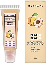 Увлажняющий бальзам для губ - Mermade Peach Beach SPF 6 — фото N1