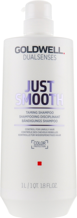 Шампунь для непослушных волос - Goldwell Dualsenses Just Smooth Taming Shampoo — фото N5