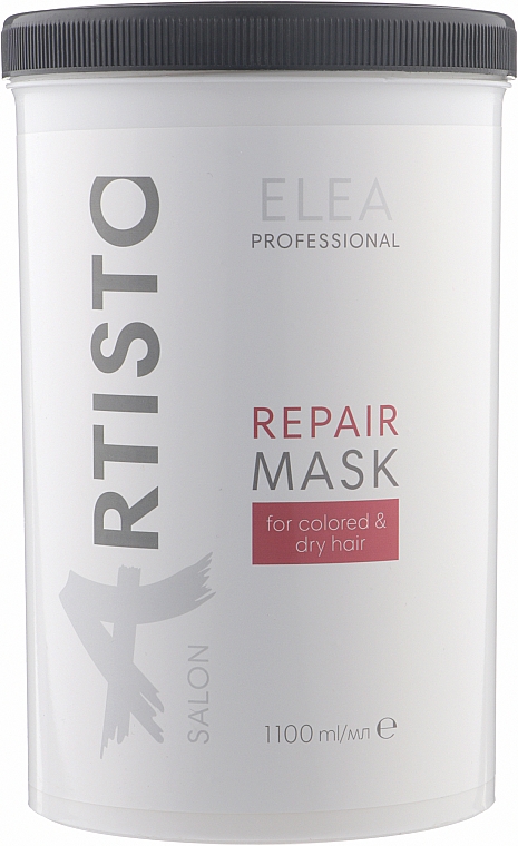 Маска восстанавливающая для окрашенных волос - Elea Professional Artisto Repair Mask For Colored & Dry Hair — фото N3