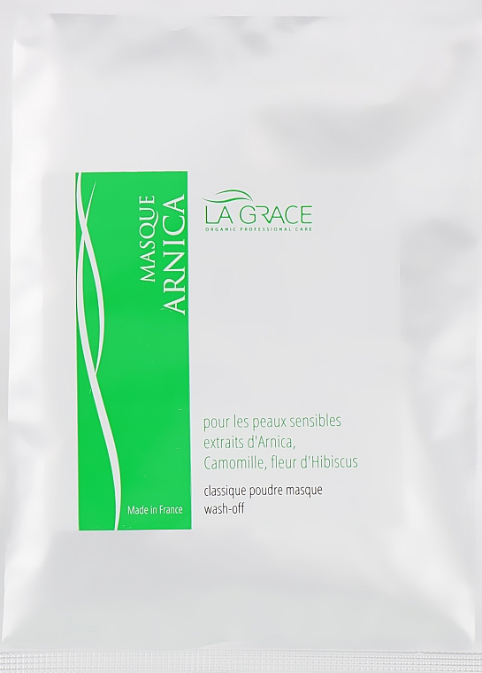Противовоспалительная маска для лица с экстрактами арники и гибискуса - La Grace Arnica — фото N3