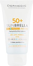 Солнцезащитный крем для сухой и нормальной кожи - Dermedic Sunbrella Sun Protection Cream Dry And Normal Skin SPF50+ — фото N2