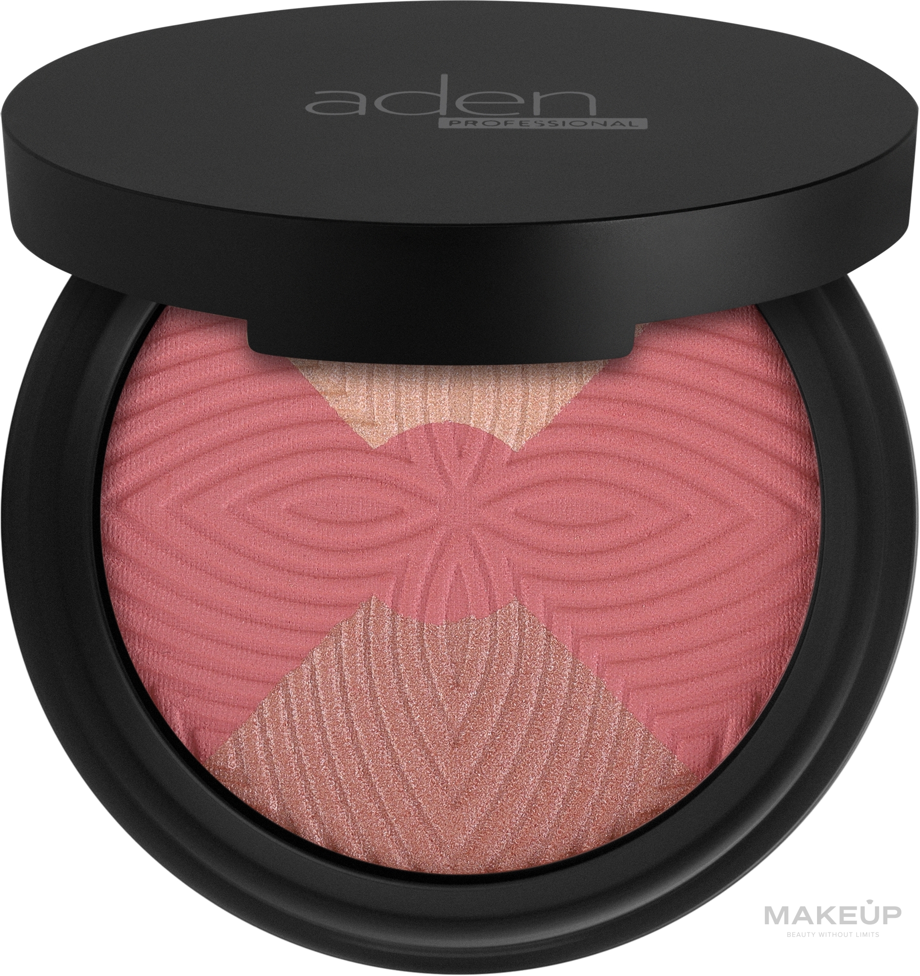 Палетка для макияжа лица - Aden Cosmetics Face Sunlight Trio — фото 01 - Spring