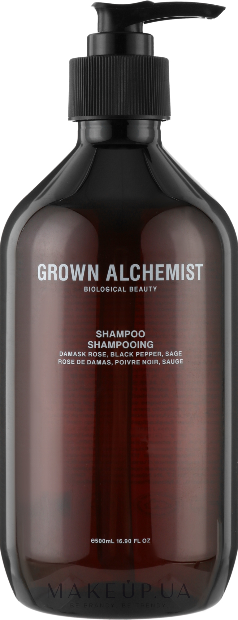Шампунь для волос "Дамасская роза" - Grown Alchemist  — фото 500ml