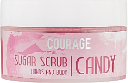Духи, Парфюмерия, косметика Сахарный скраб для рук и тела - Courage Candy Hands&Body Sugar Scrub 