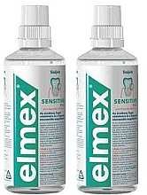 Духи, Парфюмерия, косметика Набор - Elmex Sensitive Plus Water (mouthwash/400mlx2)