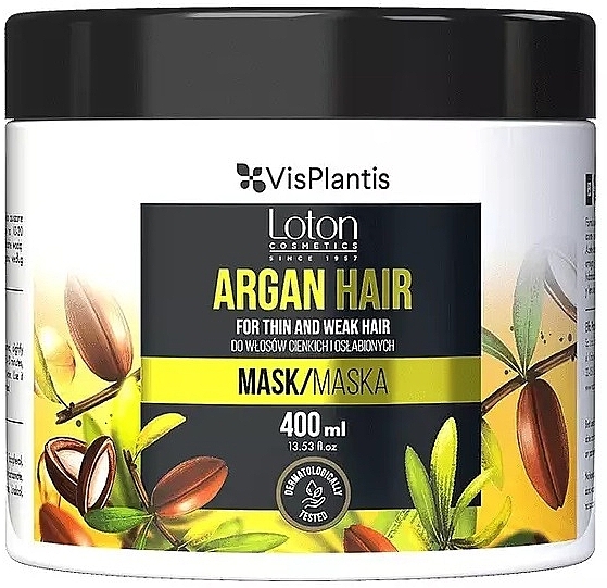 Маска для волос с аргановым маслом - Vis Plantis Loton Argan Hair Mask — фото N1