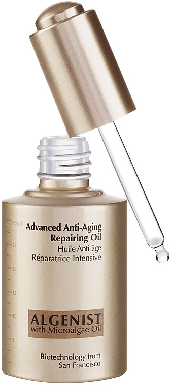 Антивозрастное восстанавливающее масло для лица - Algenist Advanced Anti-Aging Repairing Oil — фото N2