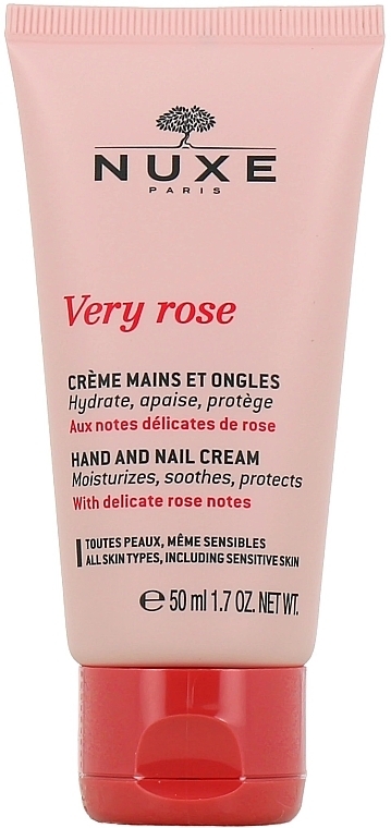 Крем для рук и ногтей - Nuxe Very Rose Hand And Nail Cream — фото N1