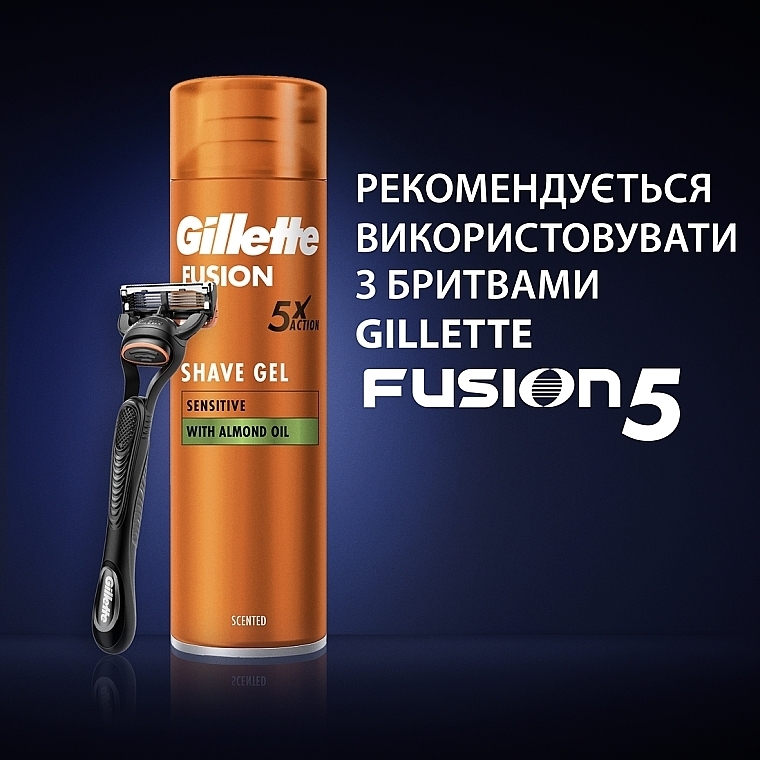 Гель для бритья - Gillette Fusion 5 Ultra Moisturizing Shave Gel — фото N9