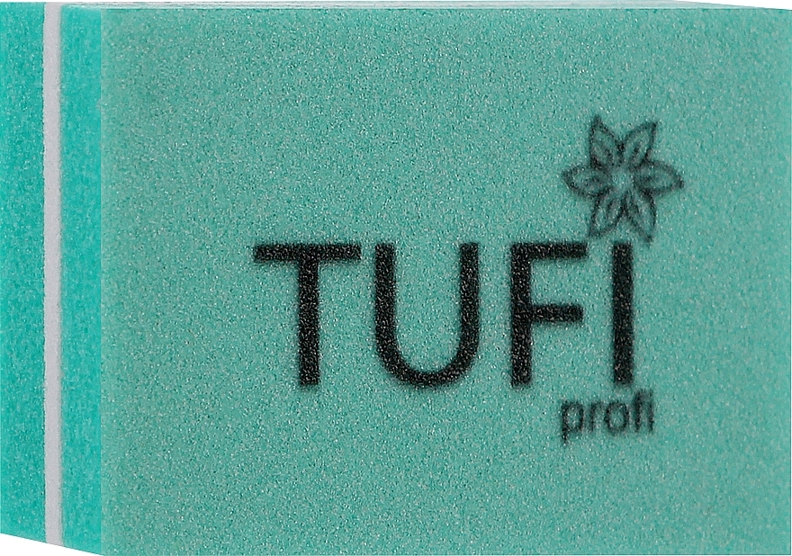 Бафік "Міні" 100/180 грит, зелений - Tufi Profi Premium — фото N1