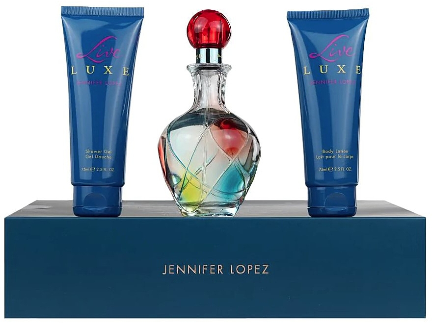 Jennifer Lopez Live Luxe - Набір (edp/100ml + b/lot/75ml + sh/gel/75ml) — фото N1